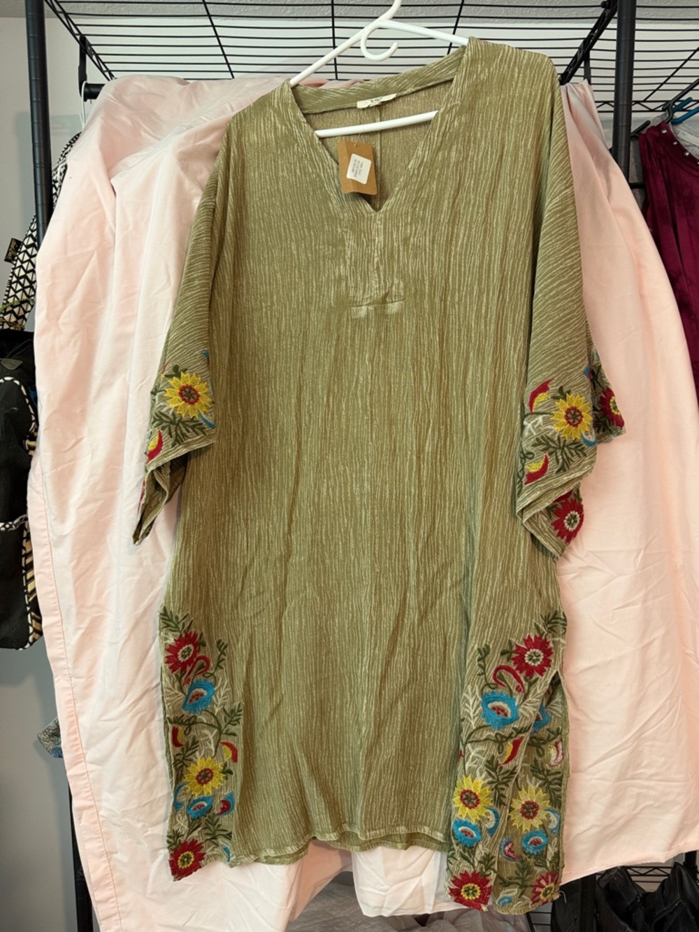 Tunic/dress by easel size small.
